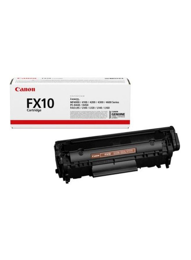 كانون خرطوشة حبر لطابعة الليزر لون أبيض وأسود طراز FX10 أسود - Image 2