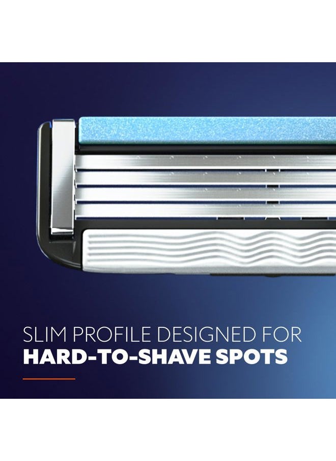 DOLLAR SHAVE CLUB 4 Blade Razor Refills (12 Pack) | Swift Rinse Blades for Longer and Thicker Hair  - Image 3