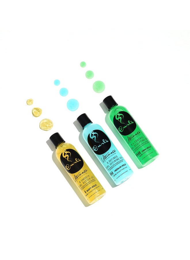 Curls Curls The Ultimate Styling Collection B N Control Curl Sculpting Gel (Firm Hold), 8 Ounces,GREEN  - Image 5