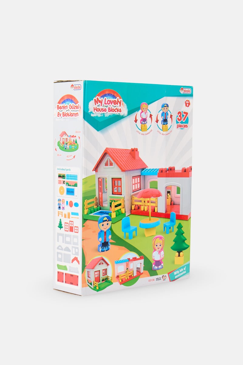 dede 37 Pieces Single Storey House Blocks - Image 2