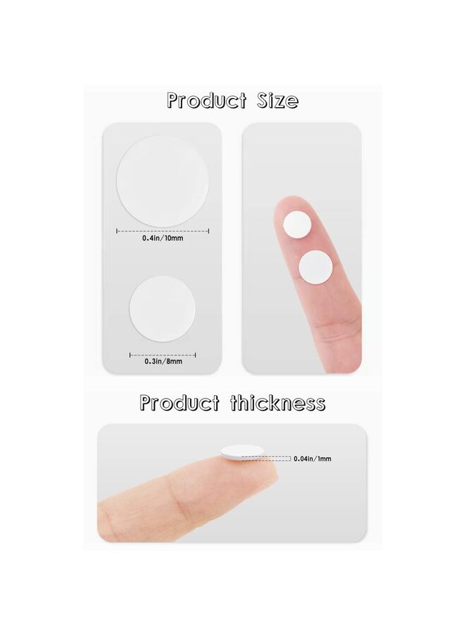 LAMAY 10 Sheet Foam Round Dots Double-Sided Adhesive 3D Craft Foam Tape for DIY Handmade Crafts,Card Making Or Office Supplies,1000 Pieces,2 Sizes (0.3 inch & 0.4 inch) - Image 2