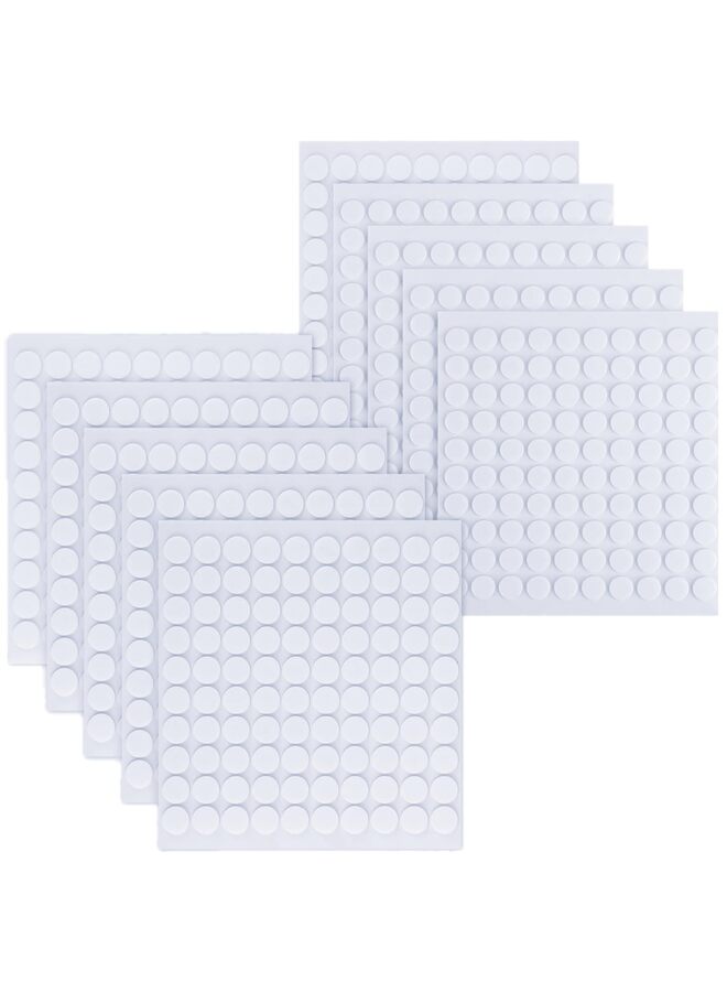 LAMAY 10 Sheet Foam Round Dots Double-Sided Adhesive 3D Craft Foam Tape for DIY Handmade Crafts,Card Making Or Office Supplies,1000 Pieces,2 Sizes (0.3 inch & 0.4 inch) - Image 1