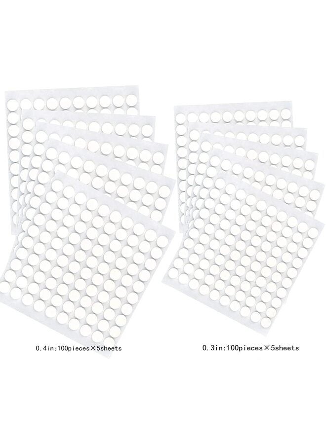 LAMAY 10 Sheet Foam Round Dots Double-Sided Adhesive 3D Craft Foam Tape for DIY Handmade Crafts,Card Making Or Office Supplies,1000 Pieces,2 Sizes (0.3 inch & 0.4 inch) - Image 3