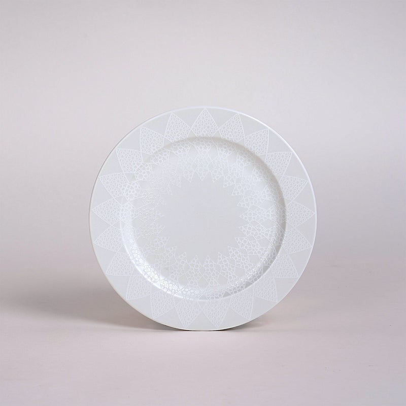 La Mesa white porcelain 18 pc dinner set - Image 4
