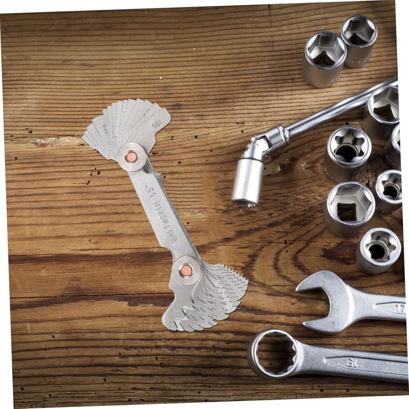 Metric Screw Pitch Gauge High Strength Thread Measuring Tool Industrial Use - Image 4