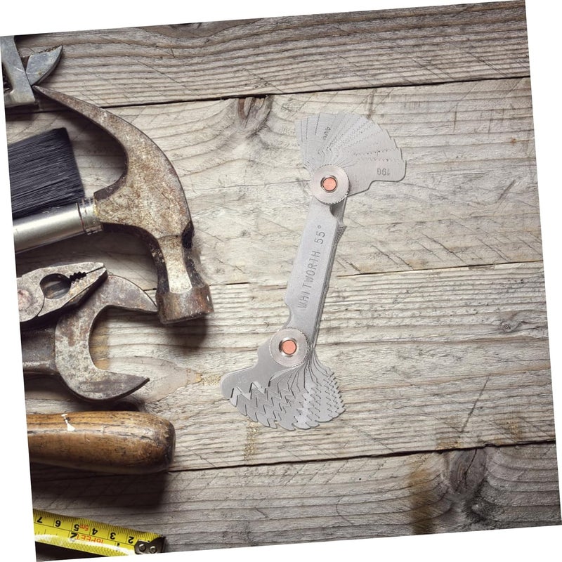 Metric Screw Pitch Gauge High Strength Thread Measuring Tool Industrial Use - Image 5