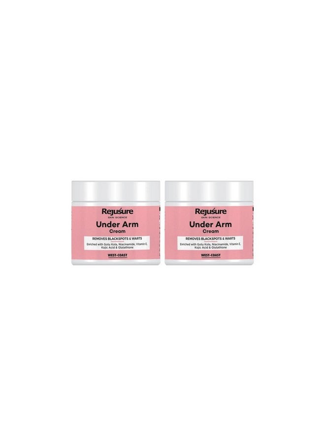 Rejusure Under Arm Cream Removes Black Spots & Warts 50 Gm (Pack Of 2)  - Image 1