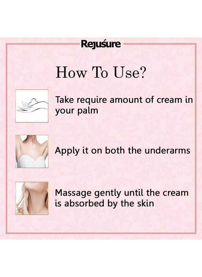 Rejusure Under Arm Cream Removes Black Spots & Warts 50 Gm (Pack Of 2)  - Image 4