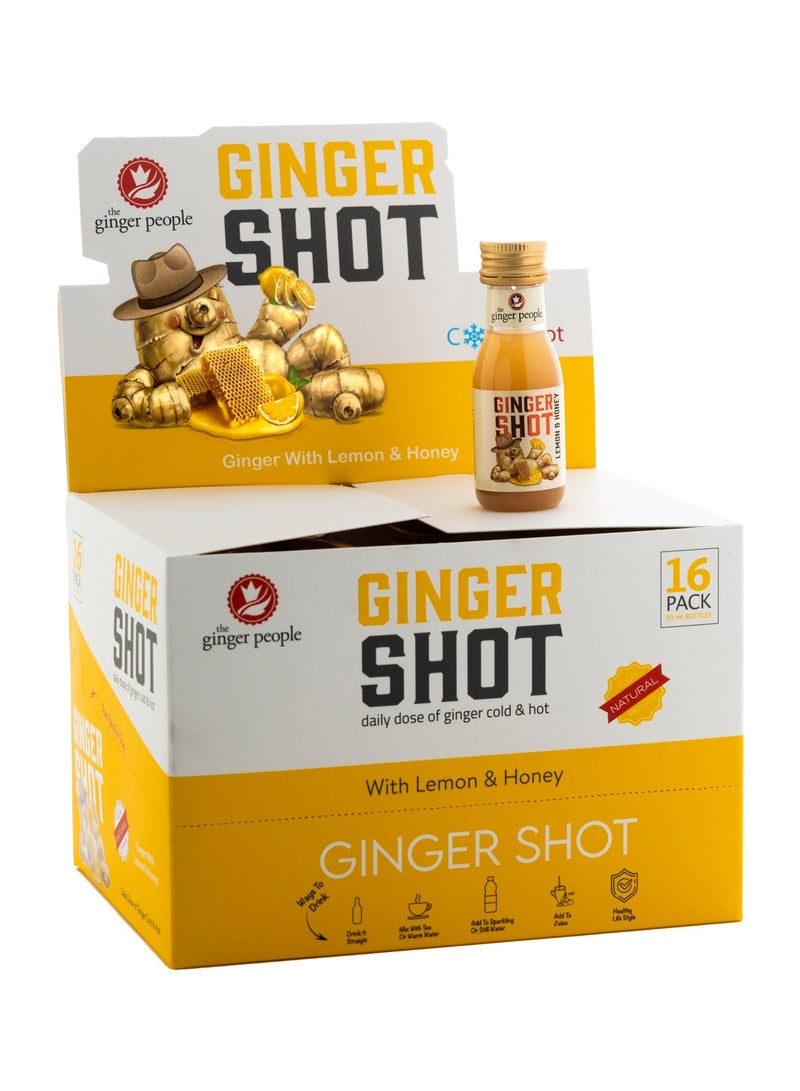 Al Malaky Royal Ginger Shot With Lemon And Honey 30ml Pack Of 16 - Image 1