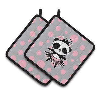 ""Caroline's Treasures BB7035PTHD Panda Bear Ballerina Pair of Pot Holders  7.5 x 7.5""""  Multicolor"" - pzsku/ZC9DDBEB1C3AC8912503BZ/45/1749793899/62bce1c8-1baa-461c-9010-6cd757374c05