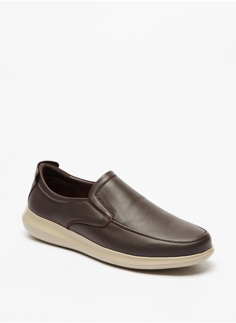 Le Confort - Mens Solid Slip On Loafers - Image 1