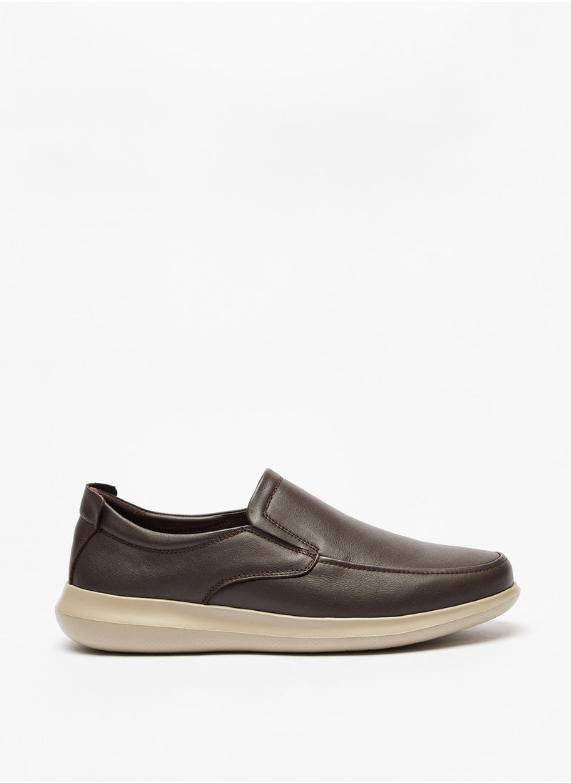 Le Confort - Mens Solid Slip On Loafers - Image 1