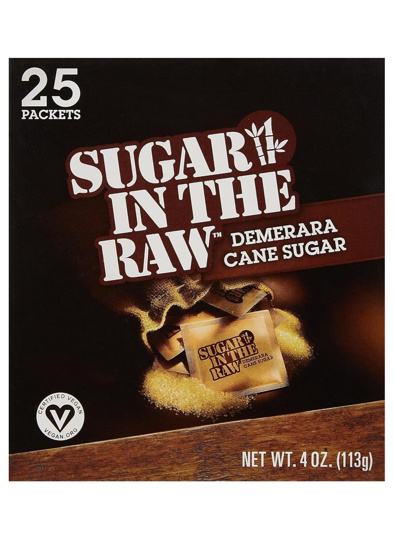 sugar in the raw Sugar In The Raw Demerara Cane Sugar 113g, 25 sachets  - Image 1