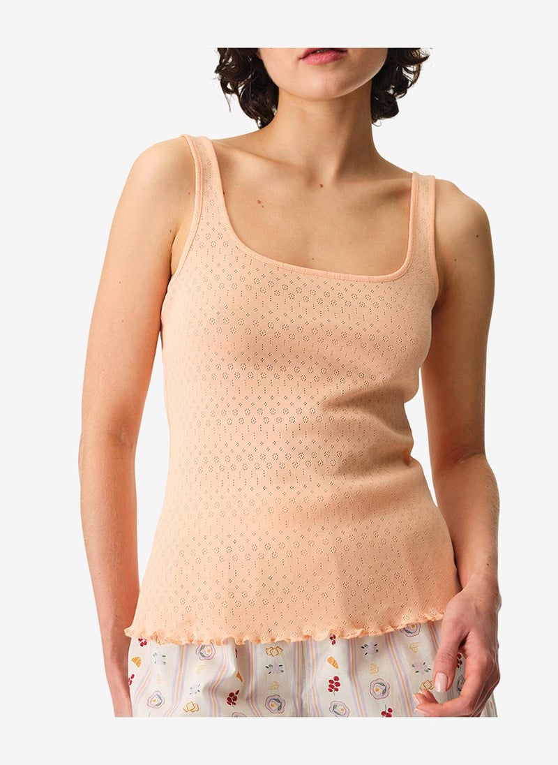 Penti Women Morning Time Sleeveless Shorts Salmon Set - Image 3