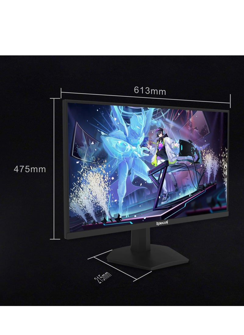 REDRAGON Redragon Mirror GM27X5IPS 27-inch FHD(1920 x 1080), 180Hz Refresh Rate, 1ms, IPS Gaming Monitor  - Image 3
