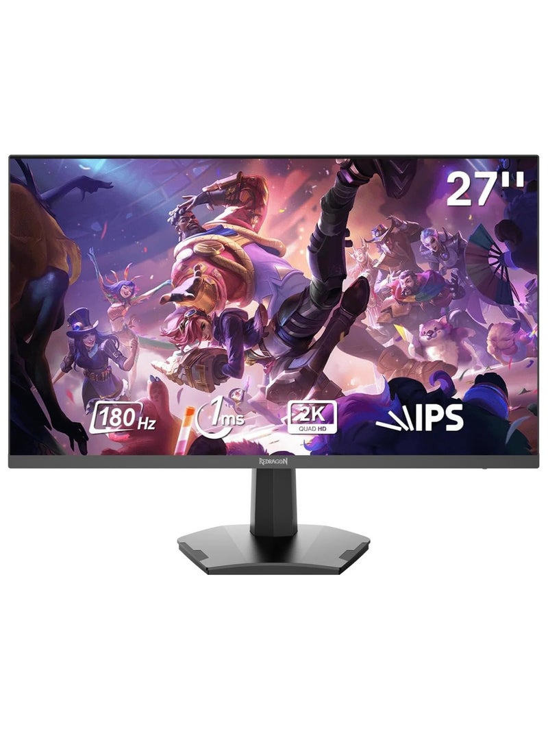 REDRAGON Redragon Mirror GM27X5IPS 27-inch FHD(1920 x 1080), 180Hz Refresh Rate, 1ms, IPS Gaming Monitor  - Image 1