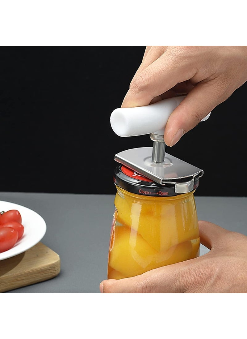 ECOSPIT CONTAINER Bottle Opener Jar Opener Pickle Grabber Tool Tin Opener Can Openers for Seniors with Manual Can Openers LaborSaving Lid Opener Multicolor Pack of 1