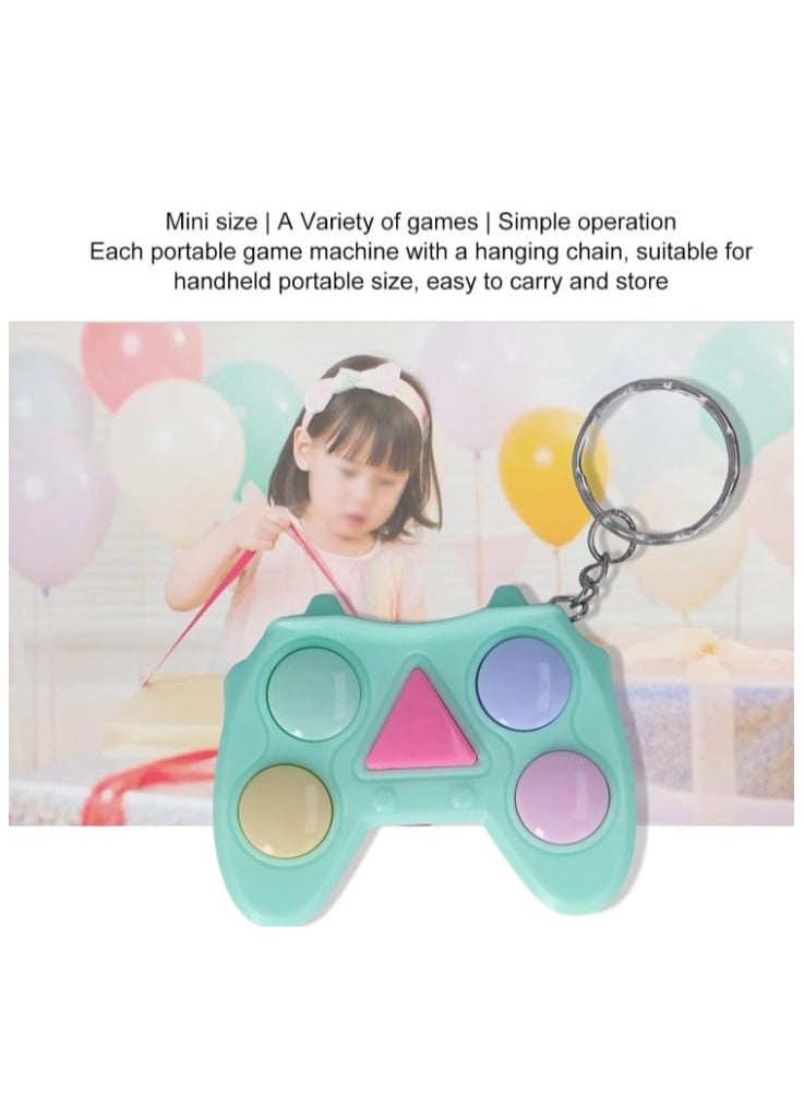 Generic - Game Console, Handheld Electronic Memory Game with Lights and Sounds Classic Electronic Memory Game for Kids Hand-Brain Coordination Training - Image 1