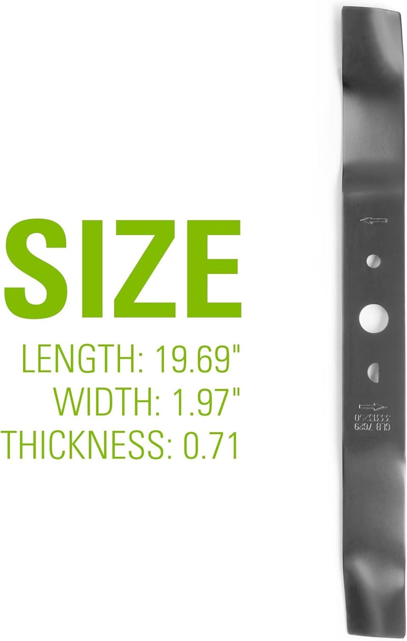 Greenworks Replacement Lawn Mower Blade (Fits : 20' Mower / 25022 / 25222) - Image 3