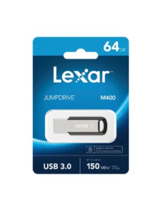 Lexar JumpDrive M400 64GB USB 3.0 Flash Drive – 150MB/s High-Speed Performance - Image 1