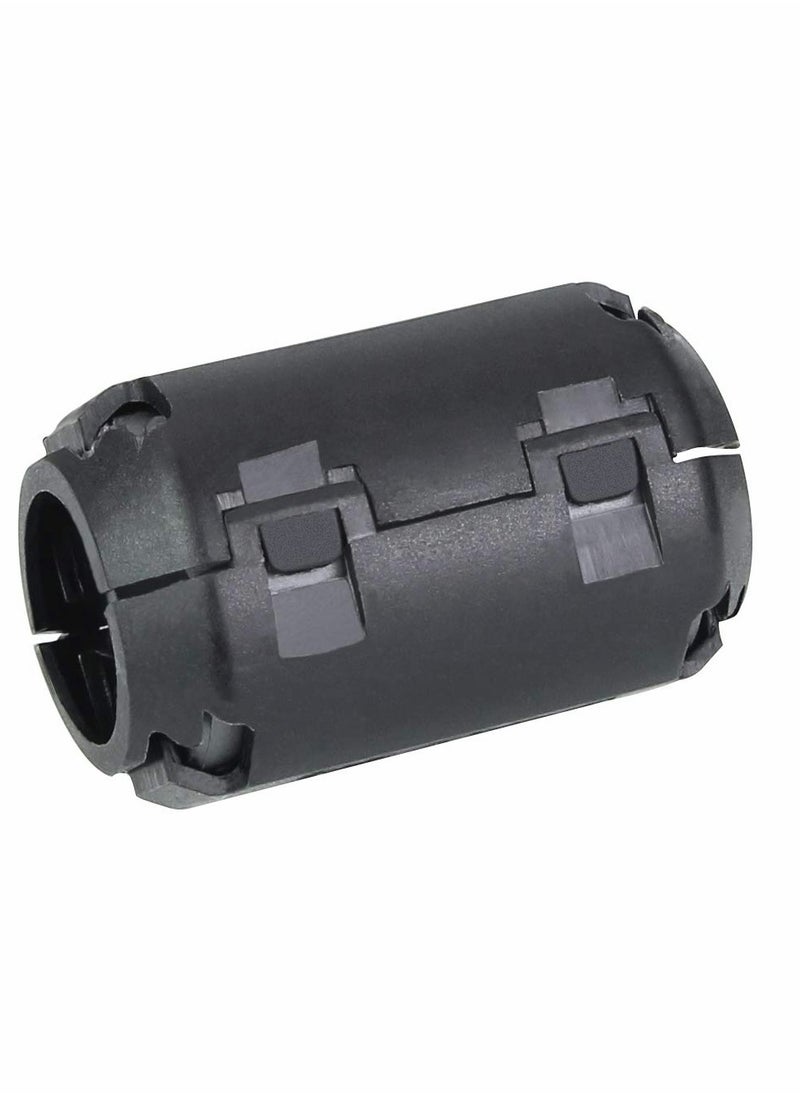 Clip-on Ferrite Magnet Core Ring Nickel-zinc Toroidal Ferrite Choke Noise Suppressor Inner Diameter 3.5 5 7 9 13 mm EMI RFI Filter for Power Cord USB Audio Network Video Radio Cable（20PCS ）