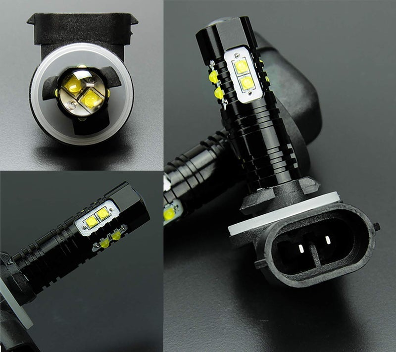 JDM ASTAR Bright White Max 50W High Power 881 LED Fog Light Bulbs - Image 1