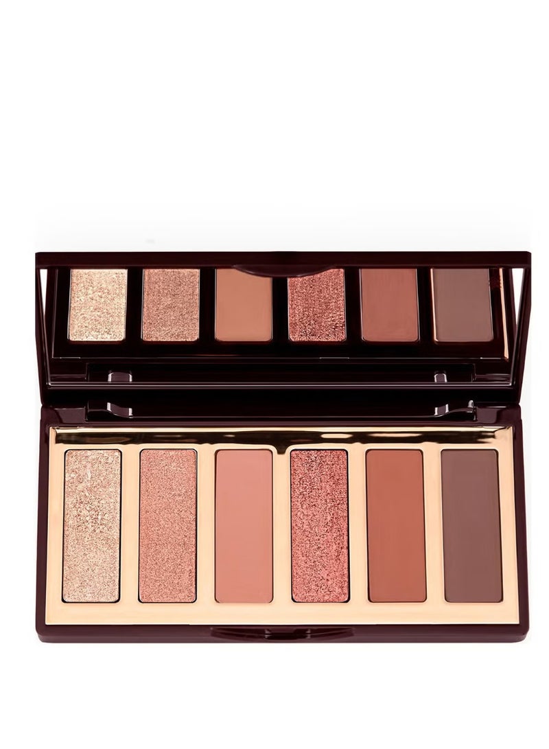 Charlotte Tilbury Darling Easy Eye Palette 6 Shades Warm Neutral Eyeshadow Palette Long Lasting Blendable Makeup - Image 1