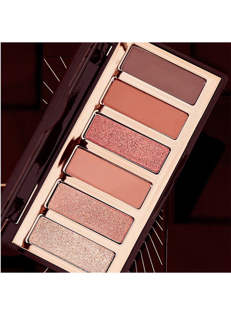 Charlotte Tilbury Darling Easy Eye Palette 6 Shades Warm Neutral Eyeshadow Palette Long Lasting Blendable Makeup - Image 3