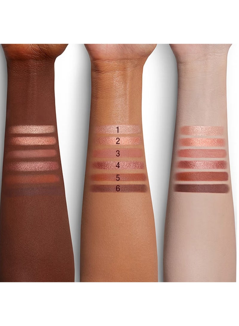 Charlotte Tilbury Darling Easy Eye Palette 6 Shades Warm Neutral Eyeshadow Palette Long Lasting Blendable Makeup - Image 4
