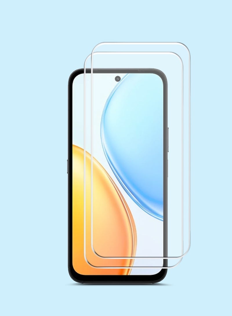 GMAX [2 PACK] Honor X7e 5G 2026 GMAX Premium Series Curved Edges 9H 2.5D Tempered Glass Screen Protector - Clear - Image 1