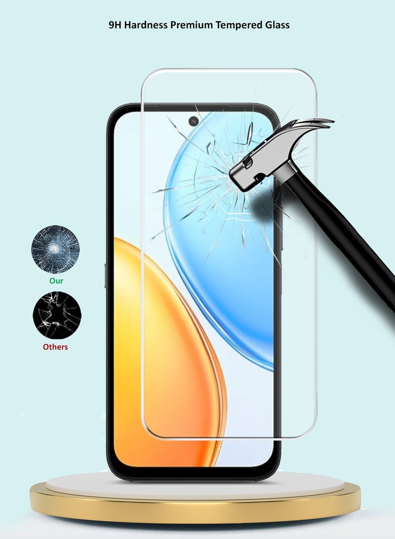 GMAX [2 PACK] Honor X7e 5G 2026 GMAX Premium Series Curved Edges 9H 2.5D Tempered Glass Screen Protector - Clear - Image 5