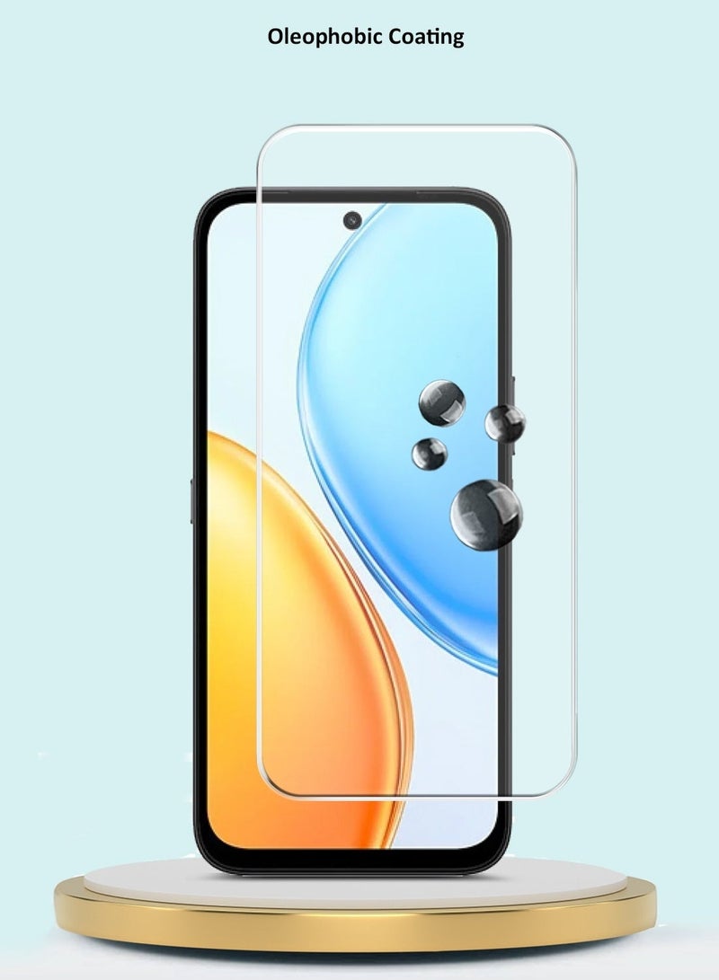GMAX [2 PACK] Honor X7e 5G 2026 GMAX Premium Series Curved Edges 9H 2.5D Tempered Glass Screen Protector - Clear - Image 4