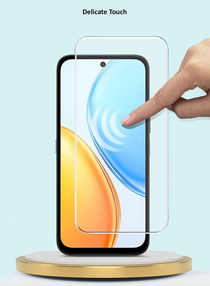 GMAX [2 PACK] Honor X7e 5G 2026 GMAX Premium Series Curved Edges 9H 2.5D Tempered Glass Screen Protector - Clear - Image 3