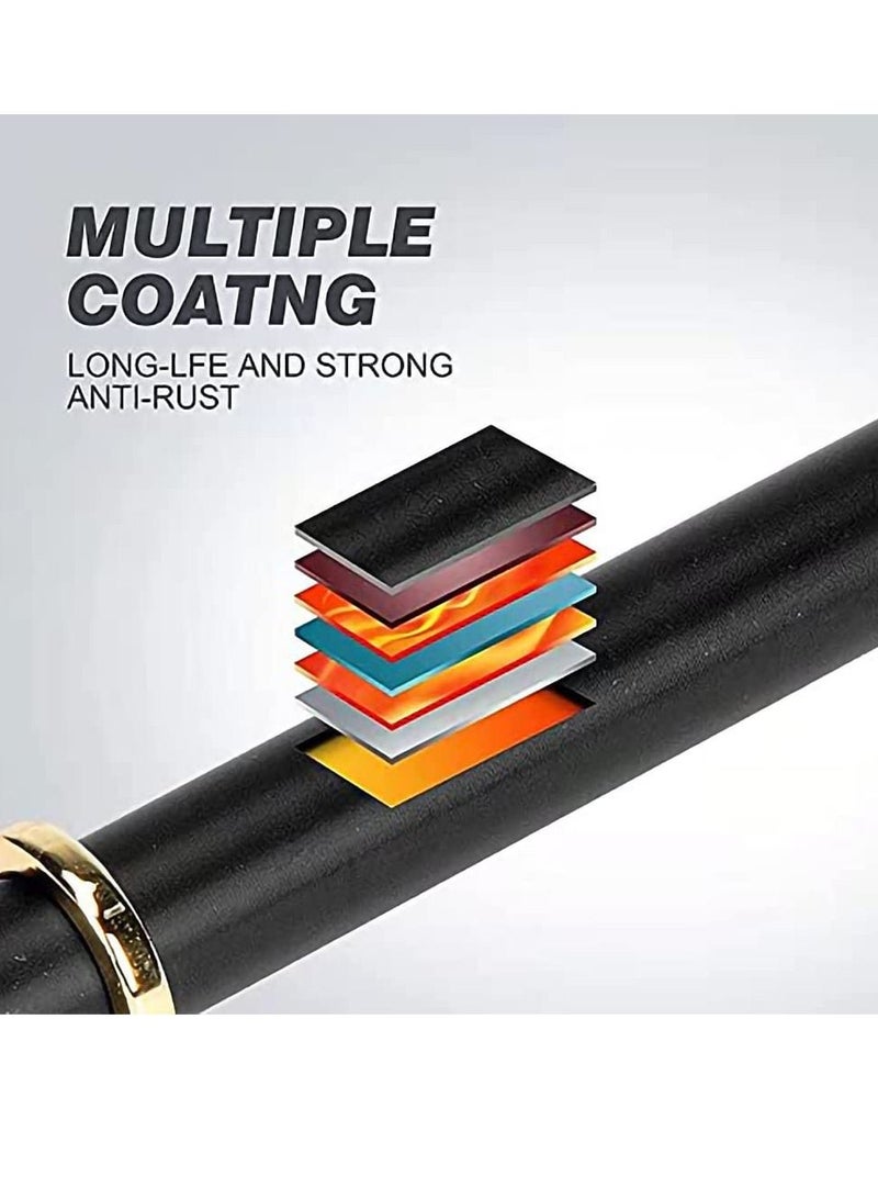 10 Pack Matte Knobs Black Gold Cabinet Pulls, Kitchen Cabinet Knobs T Bar Pull Drawer Knob, Modern Bedroom Furniture Bar Dresser Drawer Single Hole Knobs, Zinc Alloy Base - Image 4