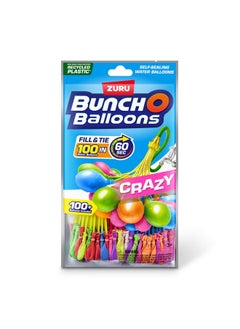 Bunch O Balloons Bunch O Balloons 100 Rapid-Fill Crazy Color Water Balloons (3 Pack)  - Image 2