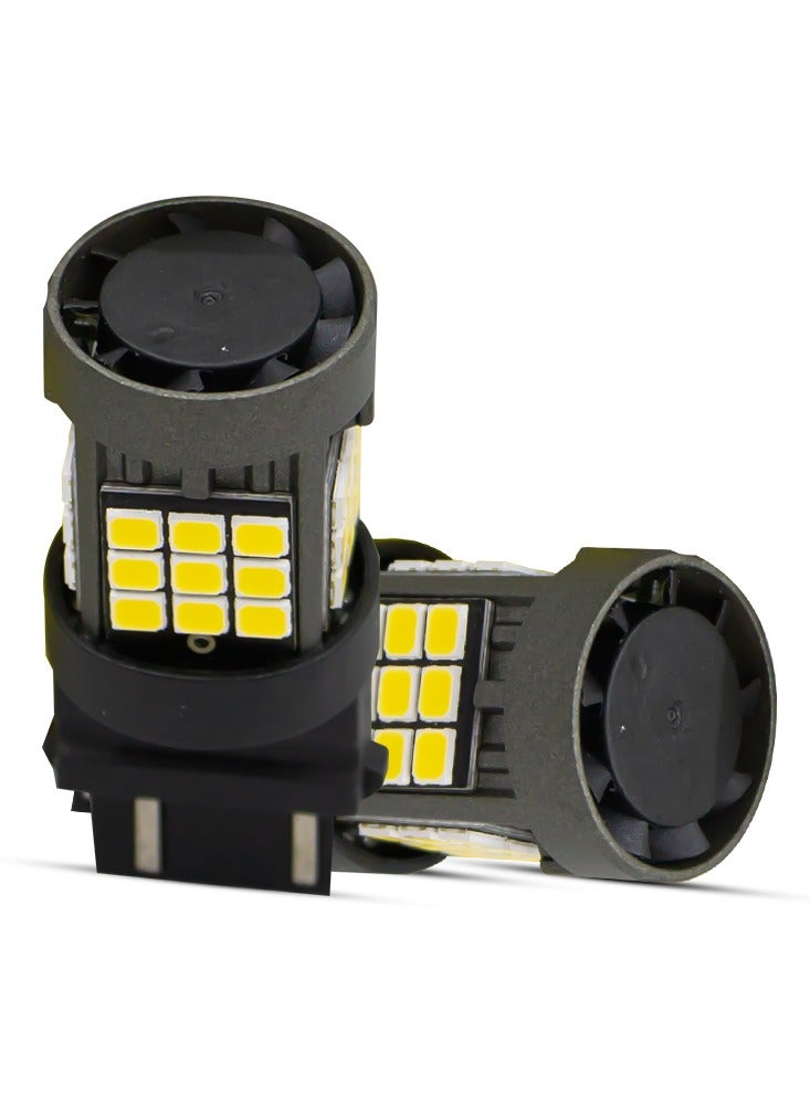 Toby's Toby's Super Bright Power T20 3157 36SMD LED Bulbs with 2835 Chip replacement for Back Up Reverse Brake Lights (White)  - Image 1