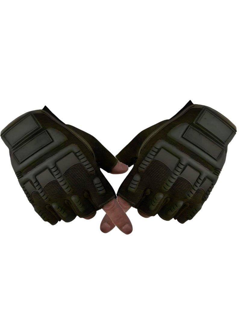 Half finger gloves for gym and motorcycle riding  - Image 1