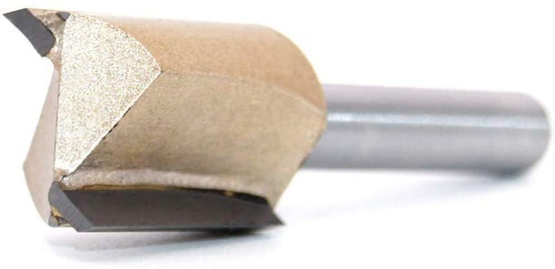 NACX 1/4-inch Shank, 5/8-inch Cutting Dia, 2-Flute Straight Router Bit, Carbide Tipped Plunge Router Bit, 2pcs - Image 3