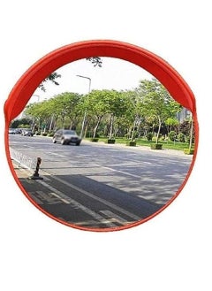 RACO Convex Safety Mirror, 60cm Convex Traffic Mirror, Circular Shape Convex Security Mirror Outdoor Indoor Great for Shops, Warehouses, Parking Lots, and Offices: Blind Spot Mirror  - Image 1