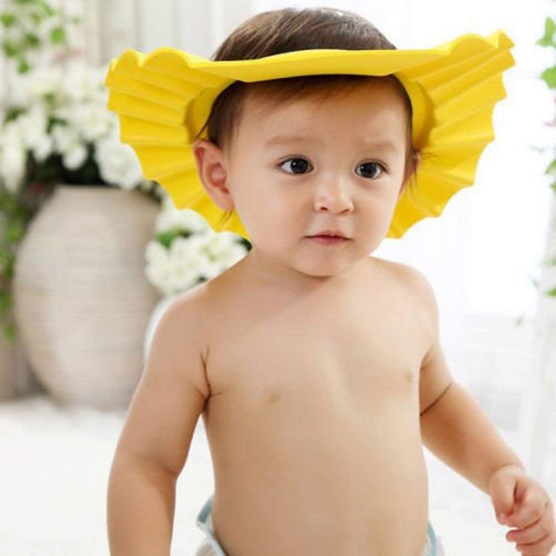 Adjustable Hat Safe Shampoo Shower Bathing Protection Bath Cap for Toddler, Baby, Kids, Children (Multi Color ) - Image 3
