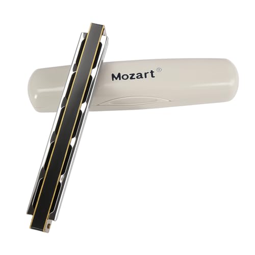 Mozart Harmonica Mouth Organ, 24 Holes 48 Tones Key of C, Professional Tremolo Harmonica for Adults & Beginners, Musical Instrument for Blues, Folk, Rock, Jazz - Image 2