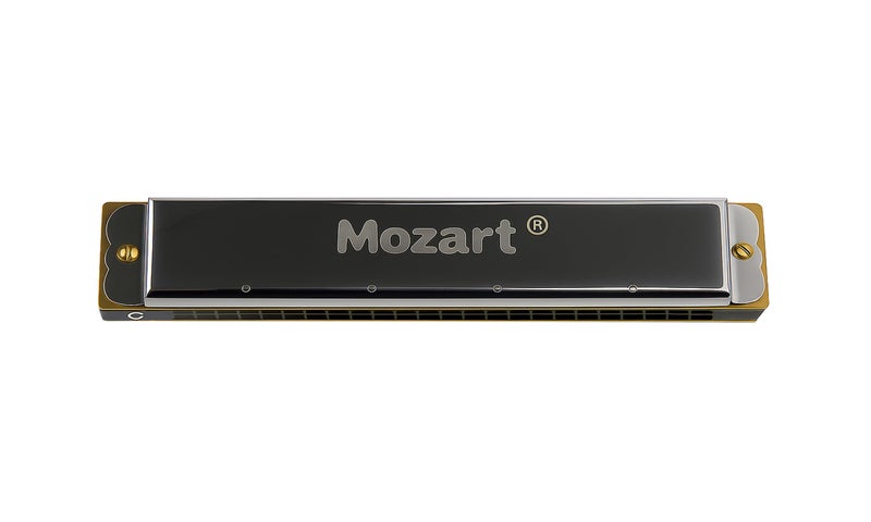 Mozart Harmonica Mouth Organ, 24 Holes 48 Tones Key of C, Professional Tremolo Harmonica for Adults & Beginners, Musical Instrument for Blues, Folk, Rock, Jazz - Image 4