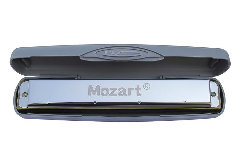 Mozart Harmonica Mouth Organ, 24 Holes 48 Tones Key of C, Professional Tremolo Harmonica for Adults & Beginners, Musical Instrument for Blues, Folk, Rock, Jazz - Image 3