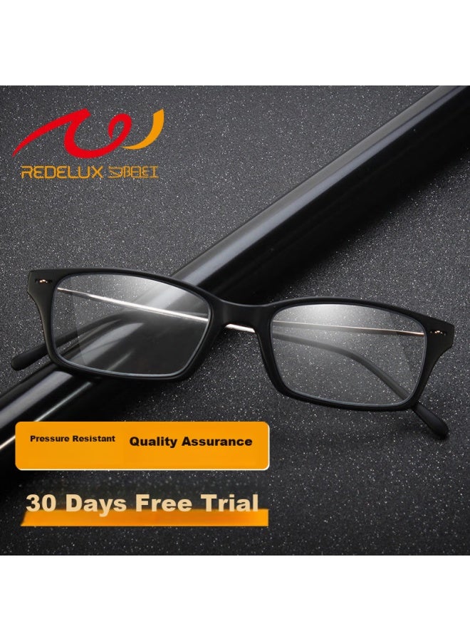 Sunset Red Sunset Red Reading Glasses For Men, Anti-blue Light, Fashionable, Ultra-light, High-definition, Brand Lightweight Reading Glasses For Women And Elderly, E9077b, 200 Degrees - Image 1