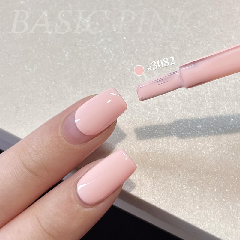 GAOY Pink Gel Nail Polish, 16ml Soak Off Gel Polish, UV Light Cure for Nail Art DIY Manicure at Home, 3082 Basic Pink - Image 4