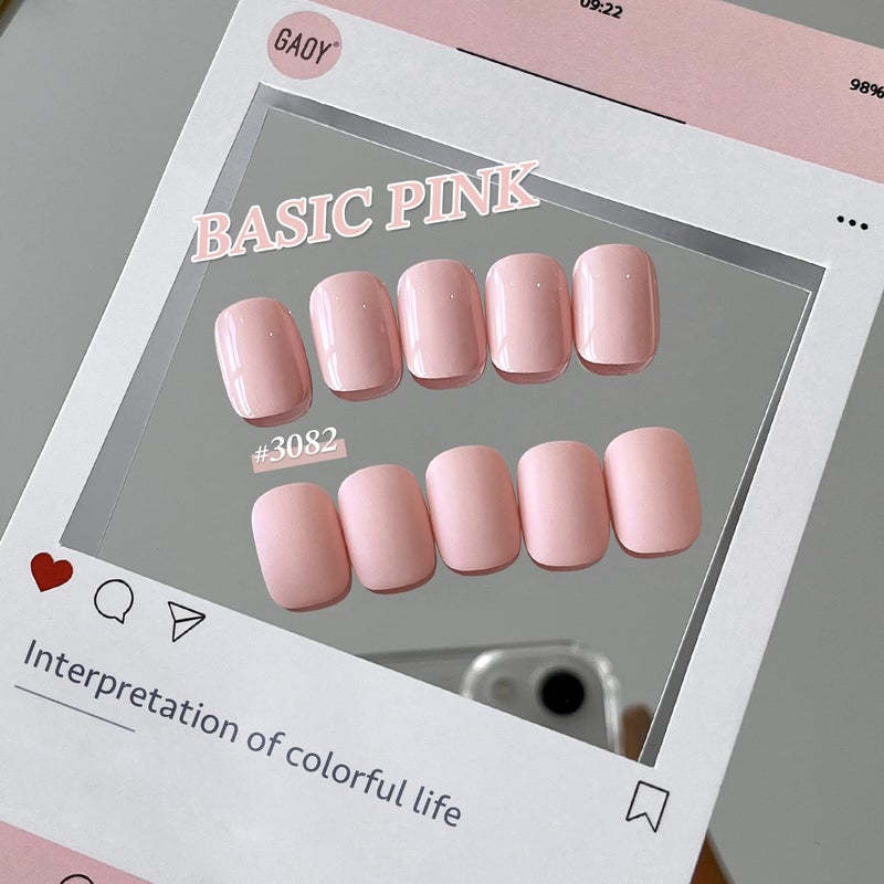 GAOY Pink Gel Nail Polish, 16ml Soak Off Gel Polish, UV Light Cure for Nail Art DIY Manicure at Home, 3082 Basic Pink - Image 3