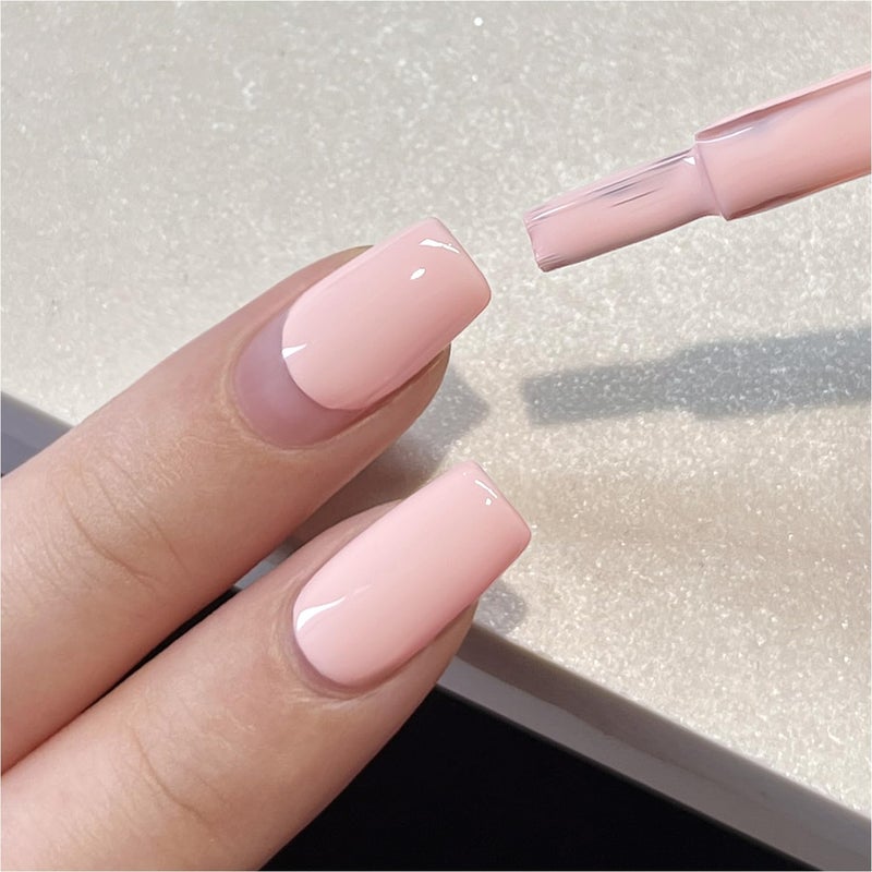 GAOY Pink Gel Nail Polish, 16ml Soak Off Gel Polish, UV Light Cure for Nail Art DIY Manicure at Home, 3082 Basic Pink - Image 1
