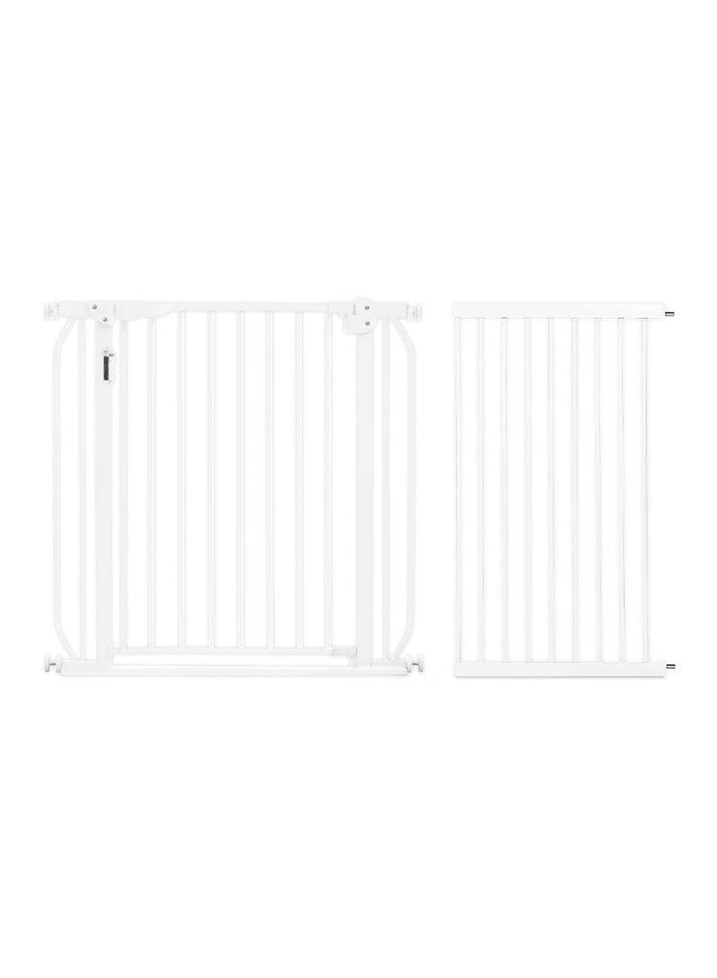 Baby Safe Metal Safety LED Gate 45 CM Extension - White - Image 1