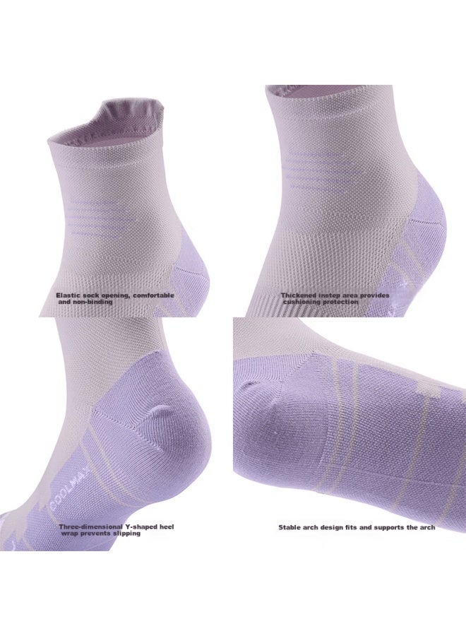 Scaler Outdoor Socks Uni Coolmax Elastic Breathable Sweat-wicking Durable Low-cut Trail Running Socks - Image 1