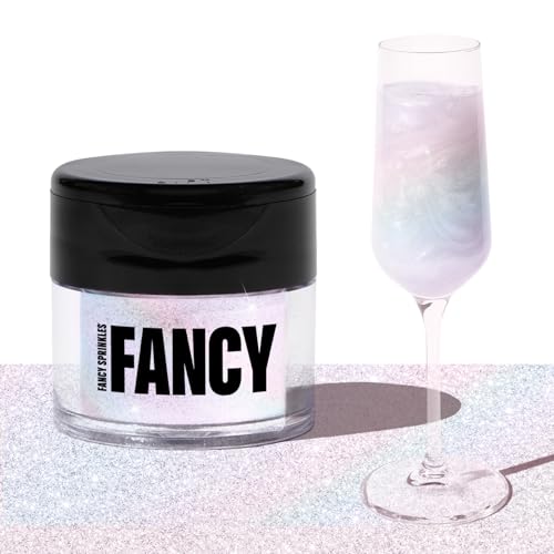 Fancy Sprinkles Moonstone Iridescent Premium Edible Glitter, 100% Edible Glitter for Sparkling Food & Drinks No Taste or Texture (4gm) - Image 1